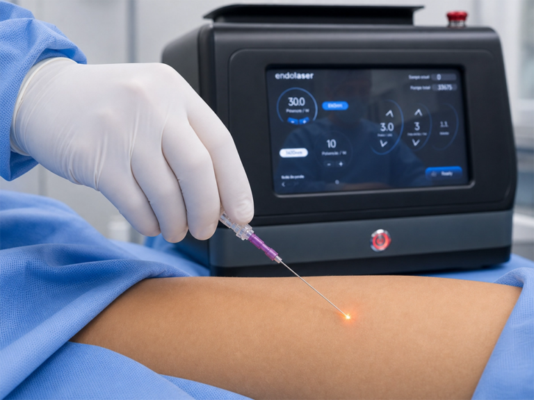 Equipo Endolaser® — sistema láser diodo 980nm y 1470nm para lipólisis láser y remodelación corporal en AO Centro, Viña del Mar