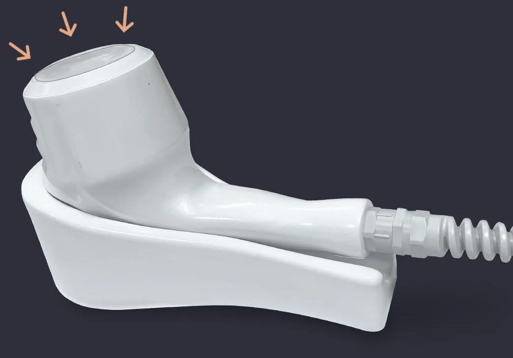 Manípulo corporal y sistema PAD del HIFU Sonofocus Ibramed
